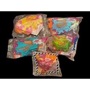 1992 Nickelodeon Game Gadgets Complete Set w/ U3 McDonald's Happy Meal Toy